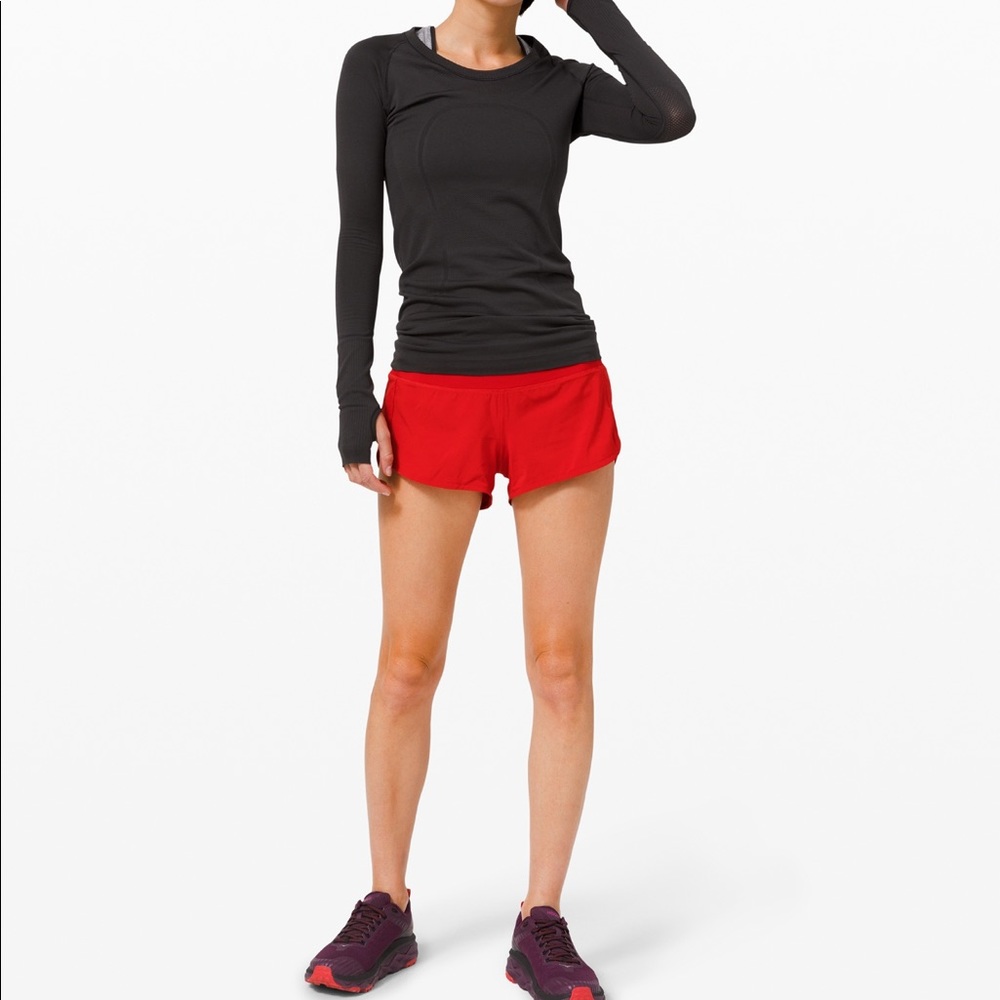 Lululemon Speed up short Size 4 XS Red
